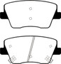 EBC 2019+ Hyundai Veloster (2nd Gen) 2.0L Turbo N Redstuff Rear Brake Pads