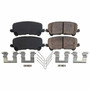 Rear Z17 Low-Dust Ceramic Brake Pads with Hardware 17-1724