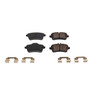 Rear Z17 Low-Dust Ceramic Brake Pads with Hardware 17-1630A