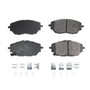 Front Z17 Low-Dust Ceramic Brake Pads with Hardware 17-2065