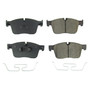 Front Z17 Low-Dust Ceramic Brake Pads with Hardware 17-1861