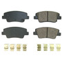 Rear Z17 Low-Dust Ceramic Brake Pads with Hardware 17-2394