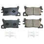 Front Z17 Low-Dust Ceramic Brake Pads with Hardware 17-2376