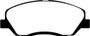 EBC 06-09 Hyundai Entourage 3.8 Greenstuff Front Brake Pads