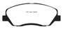 EBC 06-09 Hyundai Entourage 3.8 Greenstuff Front Brake Pads