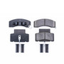 Front Z17 Low-Dust Ceramic Brake Pads with Hardware 17-459