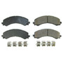 Rear Z17 Low-Dust Ceramic Brake Pads with Hardware 17-2405