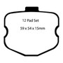 EBC 06-08 Chevrolet Corvette (C6) 7.0 (Z06) Yellowstuff Front Brake Pads