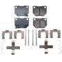 Z17 Low-Dust Ceramic Brake Pads with Hardware 17-461