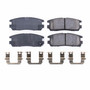 Rear Z17 Low-Dust Ceramic Brake Pads with Hardware 17-580