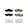 Front Z17 Low-Dust Ceramic Brake Pads with Hardware 17-746