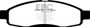 EBC 05-06 Infiniti QX56 5.6 (Bosch) Greenstuff Front Brake Pads