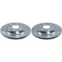 - Drilled and Slotted Rotor Pair AR82211XPR - front view