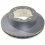 Rear Evolution Coated Rotor EBR1037EVC - front view