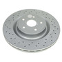 Front Evolution Coated Rotor JBR1793EVC - front view