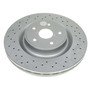 Front Evolution Coated Rotor JBR1793EVC - top view