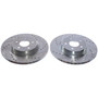 - Drilled and Slotted Rotor Pair JBR1926XPR - front view