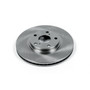 - Front OE Stock Replacement Brake Rotor JBR737 - top view