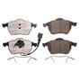 Next Gen Euro Carbon Fiber-Ceramic Brake Pads with Hardware Kit NXE-687A