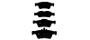 Disc Brake Pad Set 355011421 - front view