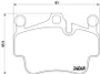 Disc Brake Pad Set 355014161 - diagram