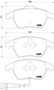 Disc Brake Pad Set 355010581 - diagram