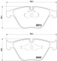 Disc Brake Pad Set 355009271 - diagram