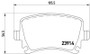 Disc Brake Pad Set 355010601 - diagram