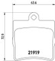 Disc Brake Pad Set 355008461 - diagram