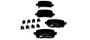 Disc Brake Pad Set 355014331 - front view