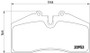 Disc Brake Pad Set 355007701 - diagram