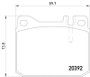 Disc Brake Pad Set 355017461 - diagram