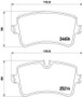 Disc Brake Pad Set 355015201 - diagram