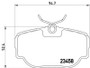 Disc Brake Pad Set 355009541 - diagram