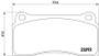 Disc Brake Pad Set 355008981 - diagram
