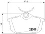 Disc Brake Pad Set 355018271 - diagram