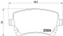 Disc Brake Pad Set 355010971 - diagram