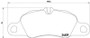 Disc Brake Pad Set 355013801 - diagram