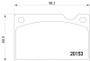 Disc Brake Pad Set 355018391 - diagram