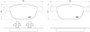 Disc Brake Pad Set 355014541 - diagram