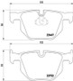 Disc Brake Pad Set 355013941 - diagram
