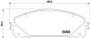 Disc Brake Pad Set 355015461 - diagram