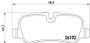 Disc Brake Pad Set 355016181 - diagram
