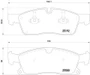 Disc Brake Pad Set 355019821 - diagram