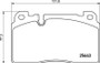 Disc Brake Pad Set 355021331 - diagram
