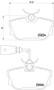 Disc Brake Pad Set 355018591 - diagram