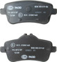 Disc Brake Pad Set 355019841 - back view