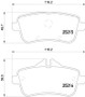 Disc Brake Pad Set 355019841 - diagram