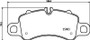 Disc Brake Pad Set 355025601 - diagram