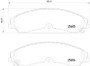 Disc Brake Pad Set 355020541 - diagram